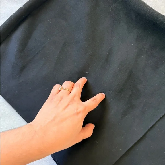 Zara Elegant Suede Feeling Black Skort - Picture 4 of 7